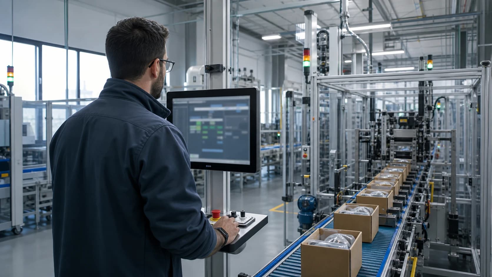 Supervisione di una linea produttiva automatizzata