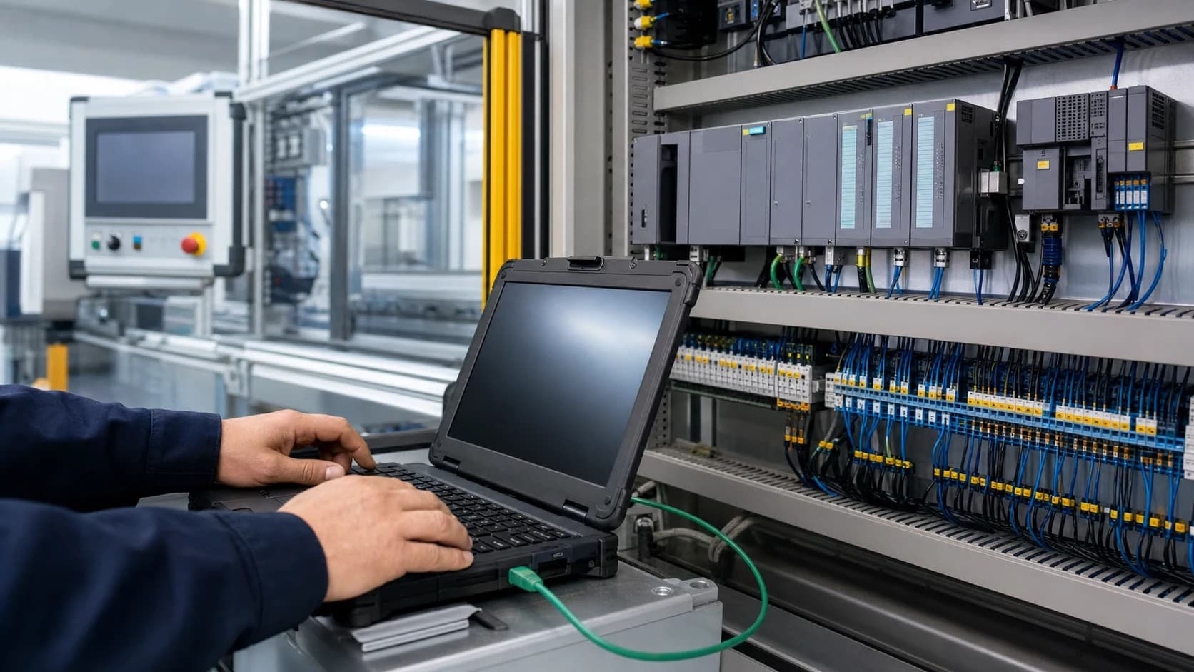 Programmazione PLC e verifica di un quadro elettrico industriale